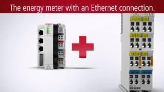 EN | Compact energy meter with Ethernet connection: Embedded PC plus power measurement terminal