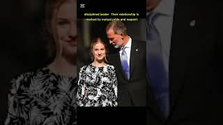 king felipe &princess leonor love ️ #shorts #leonor #spanish #trending #king #father