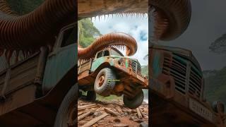 Nature Exploration | Travel Discovery | Abandoned Truck #shorts #amazing #millipede