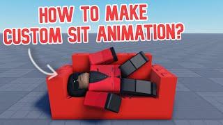 How to Make CUSTOM SIT ANIMATION? | Roblox Studio Tutorial