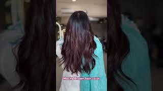 Mocha Brown hair color #copperhaircolor#fashionhaircolor #balayageeducator #hairstyle #colorconcept