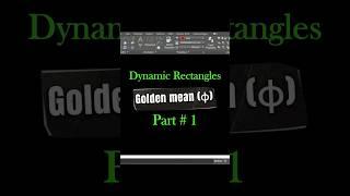 Dynamic Rectangles|Proportional Rectangles. #shorts #youtube #autocad #sacred_geometry