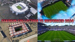 STADIUM COLLECTION V1 REWORKED 2024 - PES 2021 & FOOTBALL LIFE 2024