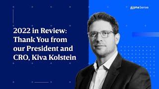 2022 in Review: Thank you from our President and CRO, Kiva Kolstein