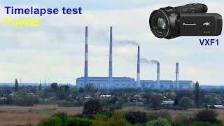 Timelapse video camcorder Panasonic vxf1 Test