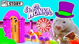 Hamster at Willy Wonka's Chocolate Factory  Homura Ham