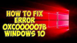 How to Fix error 0xc000007b windows 10 решение