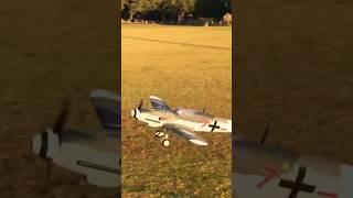 Messerschmitt Bf109 take off and land  #rc #shorts