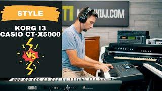 KORG i3 VS Casio CT X5000 Style