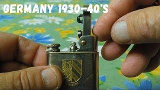 Very old vintage EVEREADY (OTTO GAEDIKE) petrol pocket lighter Старая бензиновая карманная зажигалка