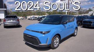 New Surf Blue 2024 Kia Soul S at Parkside Kia