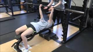 DavenportsWeightLiftingVideosSarahBench