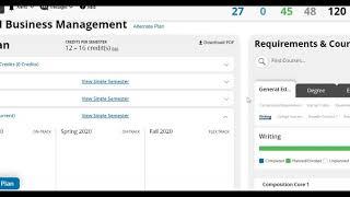 Learn how to use the Grad Planner for Applied Business Management students