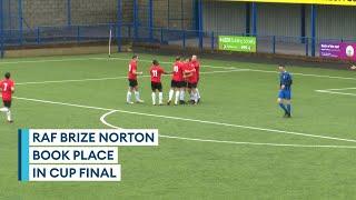 Brize Norton hang on to RAF Cup semi-final triumph over Boulmer despite late red card | HIGHLIGHTS