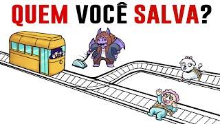 Você salvaria UMA CRIANÇA ou UM CACHORRINHO? ft. @Lightwuz