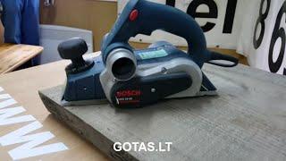 Electric wood planer for rent "BOSCH GHO 26-82" - GOTAS - Construction tools for rent