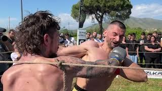 GRANDFATHER  vs MMA TOMAHAWK !!! Cool Fight !!