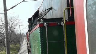 Steam locomotive BDZ 01.23 depart from Bojurishte stop with passangers train