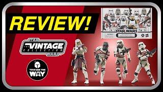 Star Wars The Vintage Collection Captain Enoch & Thrawn's Night Troopers 4 Pack Review! | Ahsoka