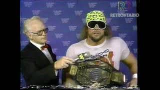 MACHO MAN RANDY SAVAGE WARNS TORONTO (1986) ⭐⭐⭐