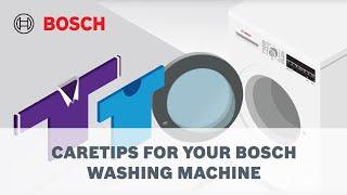 Care tips for your Bosch Washing Machine | Bosch Home New Zealand