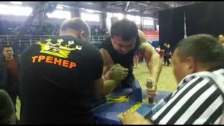 Sadivakassov Nurdaulet vs  Baranov Valeryi 2, Kazakhstan National Armwrestling Championships 2017