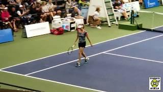 Genie Bouchard vs. Elise Mertens FINALS HIGHLIGHTS - Hawaii Open Tennis 2018