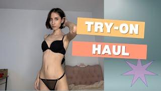 4K Try on Haul Transparent Shorts from Victoria's Secret by Liux Bate