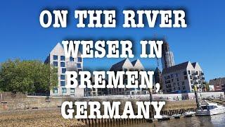 (#103): Germany/Harbour tour on the river Weser in Bremen.