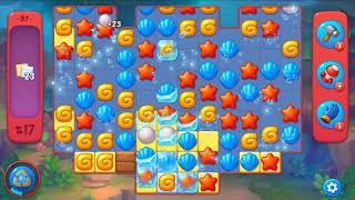 Fishdom level 97 No Boosters  Gameplay Walkthrough (Android, iOS) Playrix