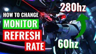 How to Change Monitor Refresh Rate (Hz) in Windows 10 | Single Monitor | Dual Monitor