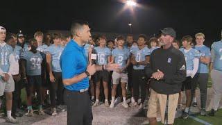 Willoughby South High School football coach Matt Duffy on WKYC for Friday Football Fever