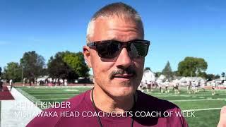 Kinder named Colts Coach of the Week!