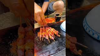 Chinese Burger Slate Grilled Beef Kebabs