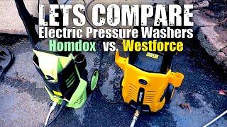 Comparing Electric Pressure Washers / Homdox and Westforce #autodetailing #mobiledetailing