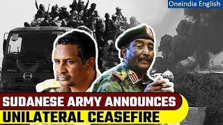 Sudan's Burhan: Sudanese army announces 'unilateral' ceasefire on first day of Eid | Oneindia News