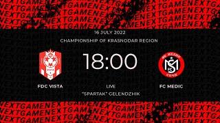 FDC VISTA - FC MEDIC (SOCHI). KRASNODAR REGION CHAMPIONSHIP 13 ROUND