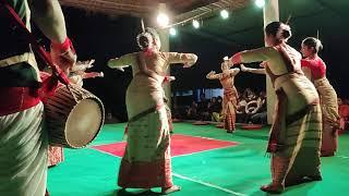 BIHU DANCE at ORCHID GARDEN KAZIRANGA | cultural show #bihu #kazirangaorchidgarden