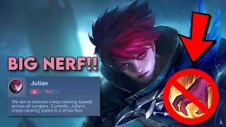 GOODBYE JUNGLE JULIAN, NEW SEASON 37 JULIAN BEST BUILD 2025 (NO EDIT) - Mobile Legends