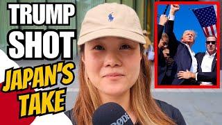 Japanese React to Failed Trump Assassination (Street Interview)