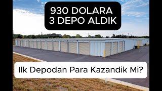 930 Dolara 3 Depo Aldık. İlk Depomuz