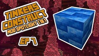 Tinkers Construct Mod Spotlight 1.18.1 EP 7 - How to Mine Cobalt! Blaze Farm Automate Blazing Blood!