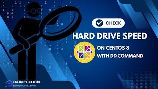 Check hard drive read, write speed on CentOS 8 with dd command