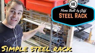 Simple DIY Steel Rack - Garage Storage Ideas