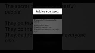 Advice You Need  #Motivation #Quotes #Success #Mindset#inspiration