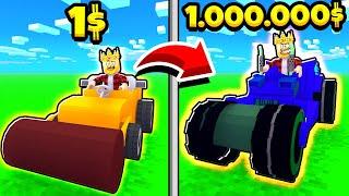 БУЛЬДОЗЕР ЗА 1$ ПРОТИВ БУЛЬДОЗЕРА ЗА 1.000.000$! ROBLOX Stone Miner Simulator