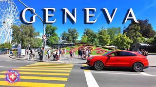 GENEVA SWITZERLAND  World`s most expensive city / Shopping Streets Walking Tour 4K HDR 