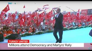 Turkish President Erdogan's speech at Democracy and Martyrs' Rally in Istanbul