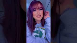 Fun Vibes with Fresh Makeup & Trendy Style#makeup #fashion #purplehair #beauty