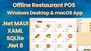 Build a Complete Restaurant POS Desktop App with .Net MAUI + XAML + SQLite - .Net 8 by Abhay Prince